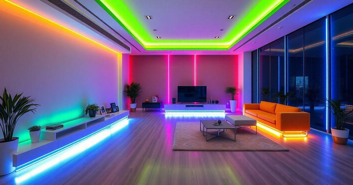 Fita de LED Colorida: Ilumine Seu Espaço