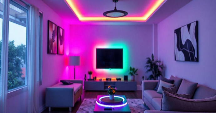 Fita de LED RGB: Ilumine sua Casa