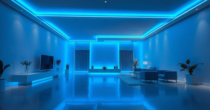 Barra de Led Azul: Iluminação Moderna e Eficiente para Seu Espaço