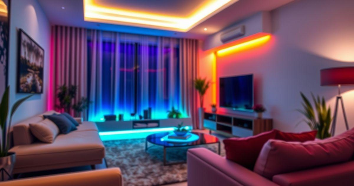 Fita de LED Colorida: Iluminação Criativa