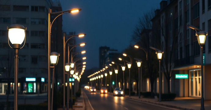 Lâmpada LED para Iluminação Pública Eficiente