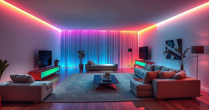 Fita de LED com Controle: Ilumine Seu Espaço